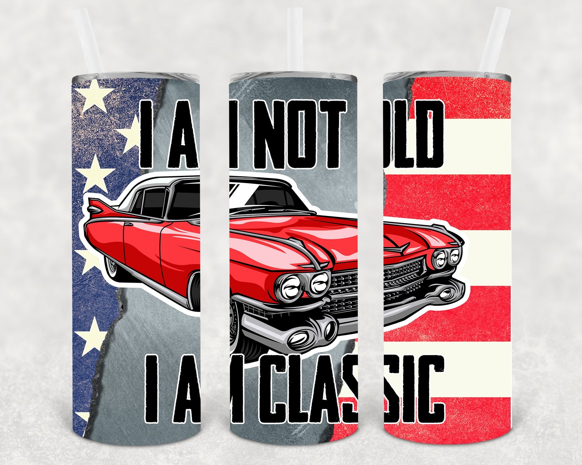I Am Not Old Classic 20 Oz Skinny Tumbler