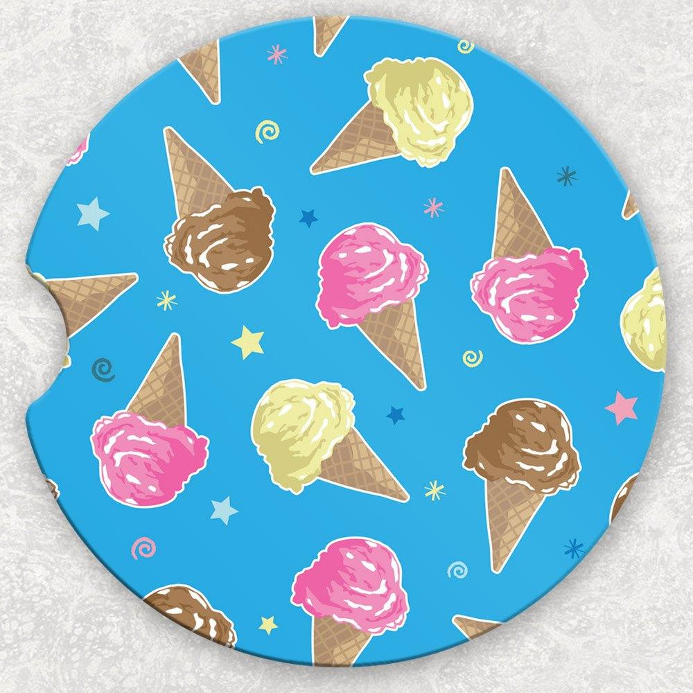 Car Coaster Set - Ice Cream