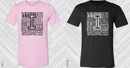 Interpreter Subway Art Graphic Tee Graphic Tee