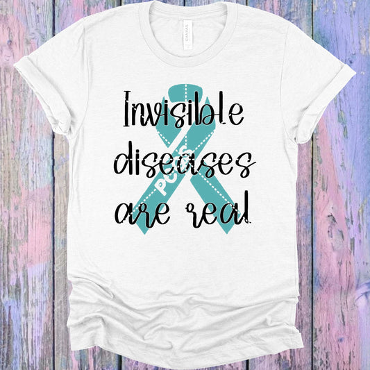 Invisible Diseases Are Real Graphic Tee Graphic Tee
