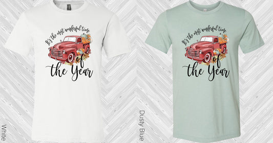Its The Most Wonderful Time Of Year (Red Truck) Graphic Tee Graphic Tee