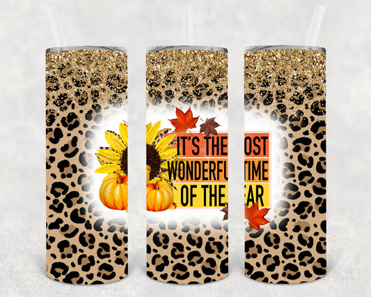Its The Most Wonderful Time Of Year 20 Oz Skinny Tumbler