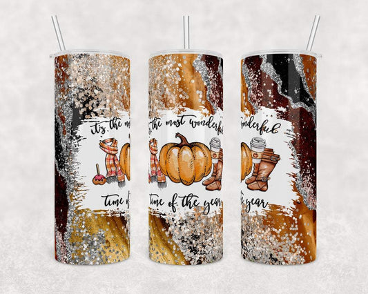 Its The Most Wonderful Time Of Year 20 Oz Skinny Tumbler