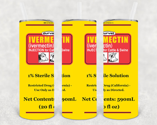 Ivermectin 20 Oz Skinny Tumbler