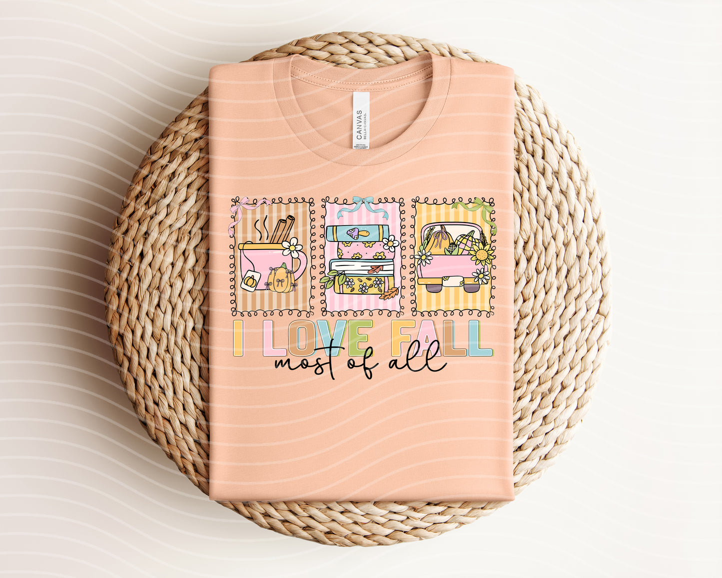 I Love Fall Most of All Graphic Tee