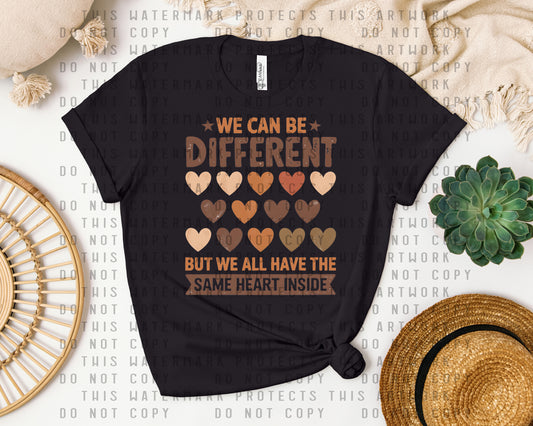 We Can Be Different Graphic Tee