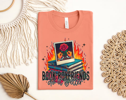 Book Boyfriends Do It Better Graphic Tee