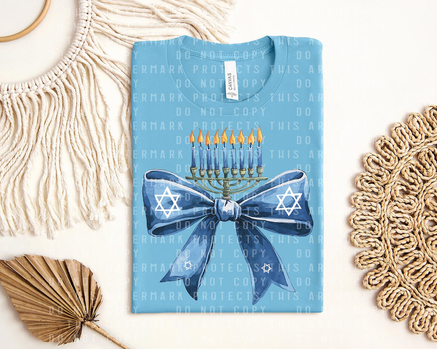 Hannukah Coquette Graphic Tee