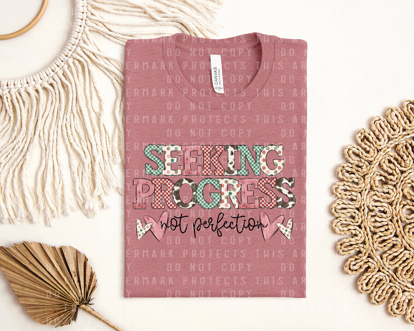 Seeking Progress Not Perfection Graphic Tee