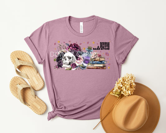 Spooky Witchy Band Graphic Tee