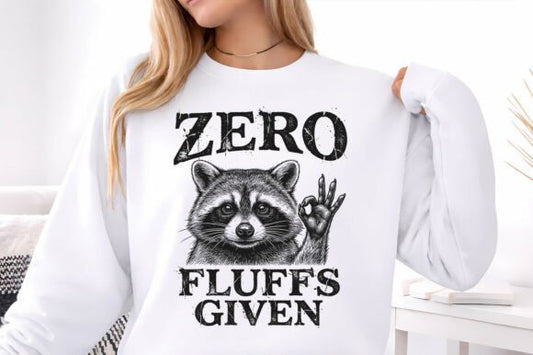 Zero Fluffs Given Graphic Tee