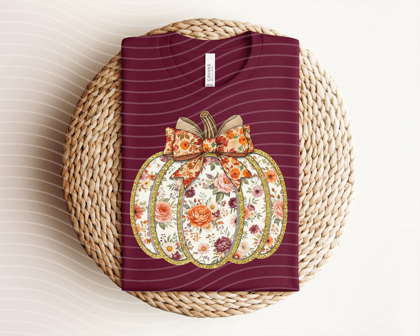 Floral Pumpkin Graphic Tee