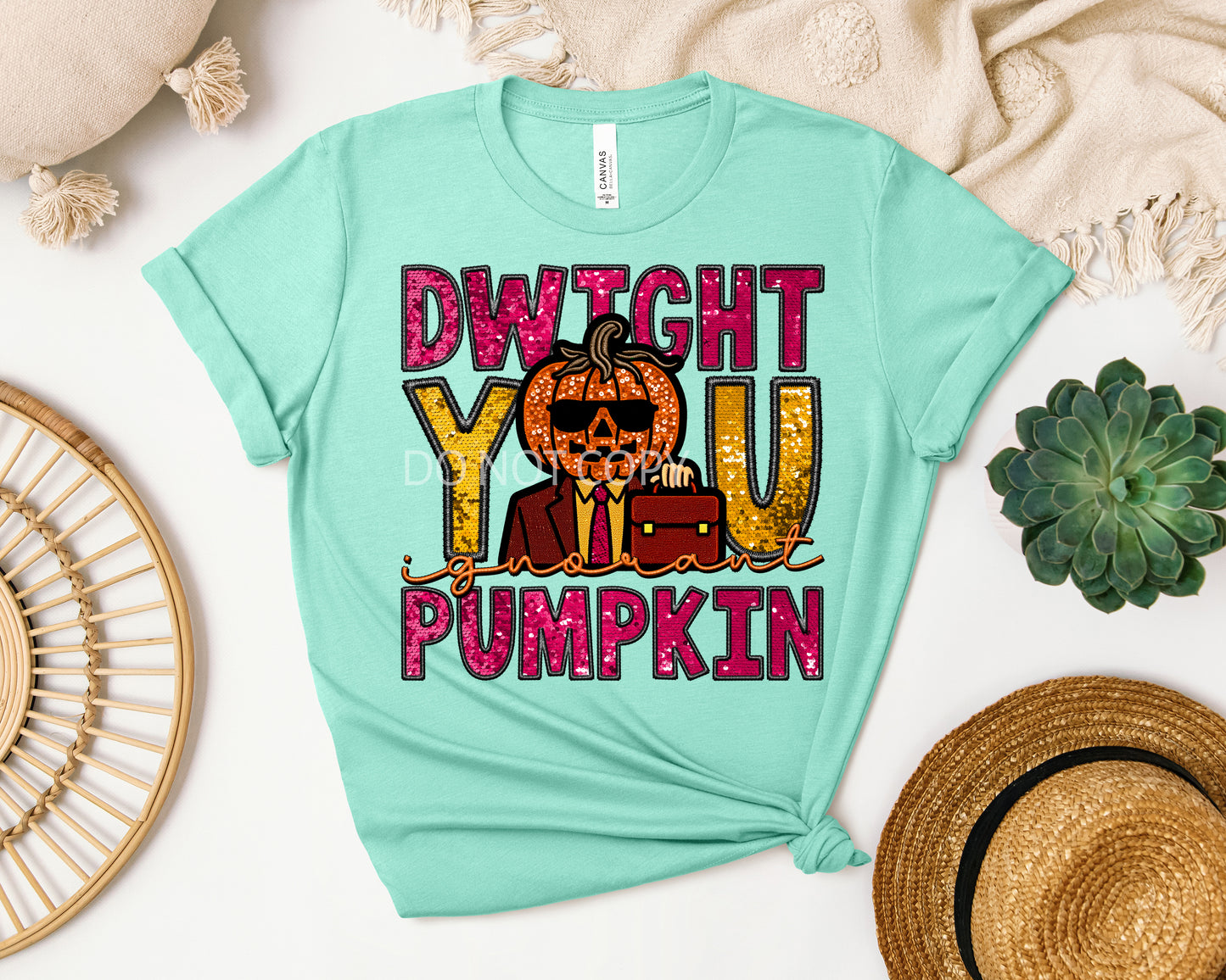 Dwight You Ignorant Pumpkin Graphic Tee