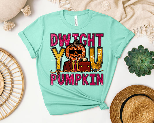 Dwight You Ignorant Pumpkin Graphic Tee