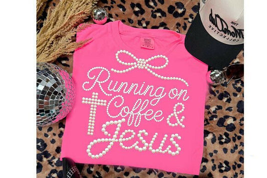 Running on Coffee & Jesus Graphic Tee