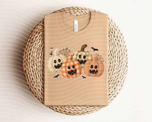 Quilted Pumpkins Graphic Tee