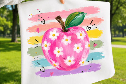 Watercolor Apple Graphic Tee
