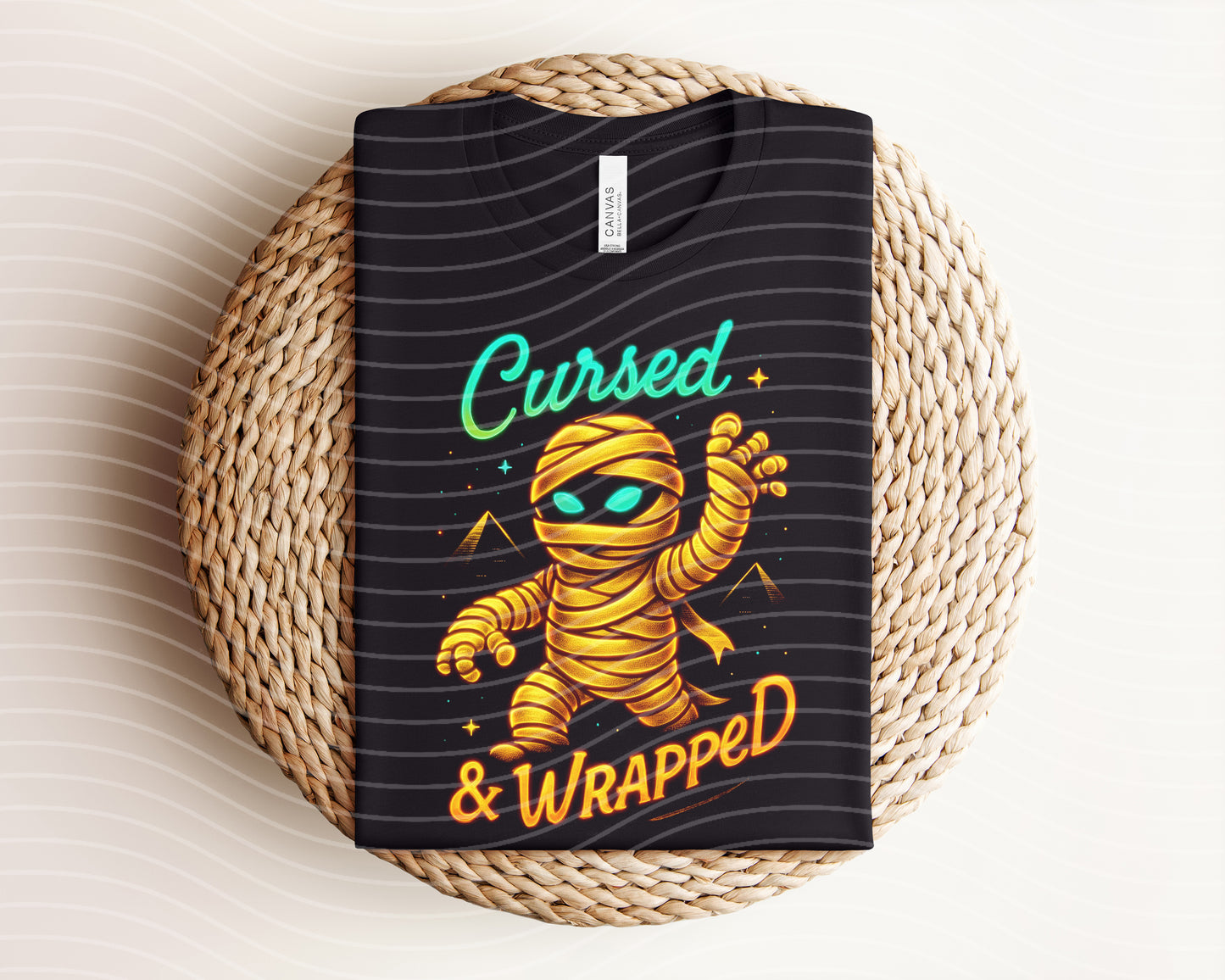 Cursed & Wrapped Neon Graphic Tee