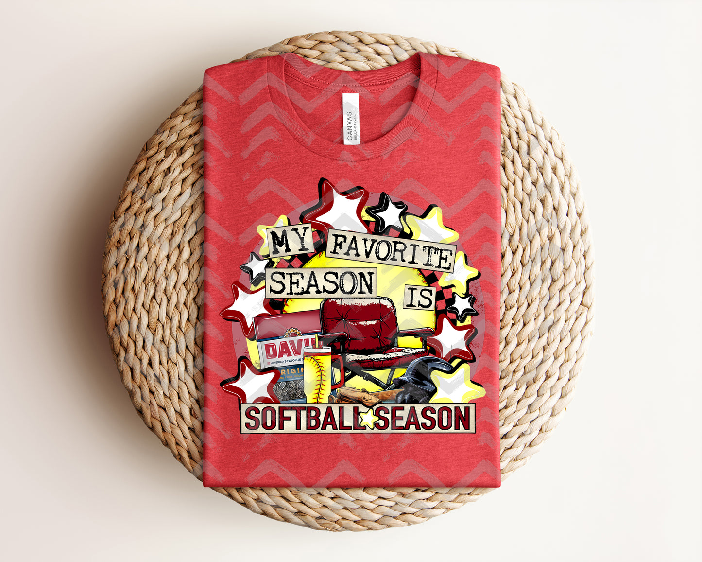 My Favorite Season is Softball Season Graphic Tee