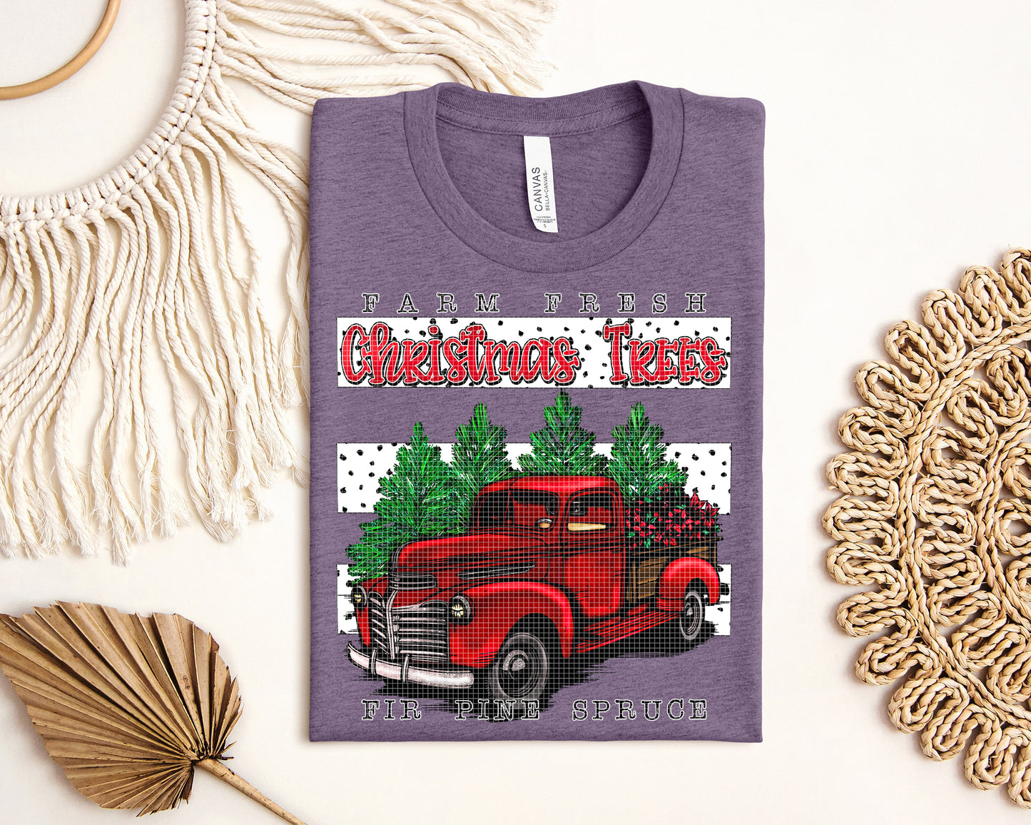 Farm Fresh Christmas Trees Graphic Tee
