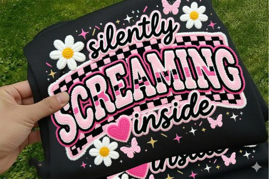 Silently Screaming Inside Graphic Tee