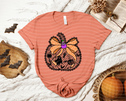 Lace Pumpkin Graphic Tee