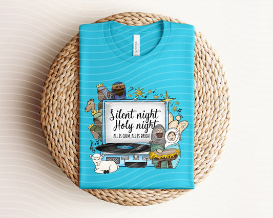 Silent Night Holy Night Graphic Tee