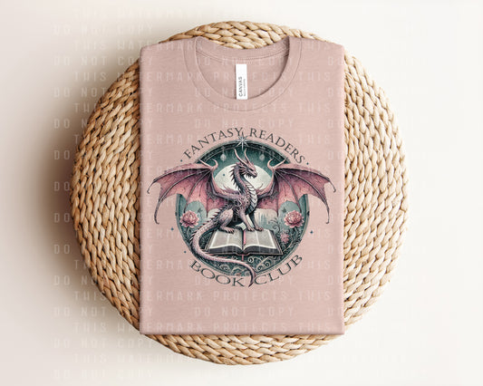 Fantasy Reader Book Club Graphic Tee
