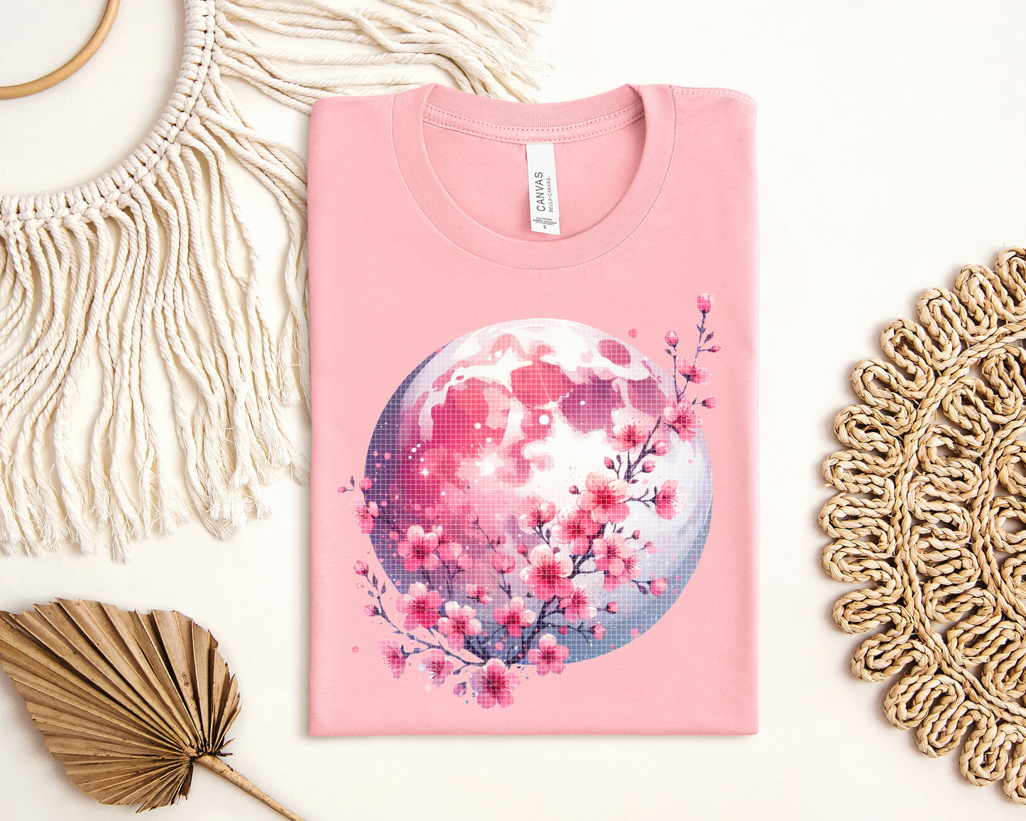 Cherry Blossom Moon Graphic Tee