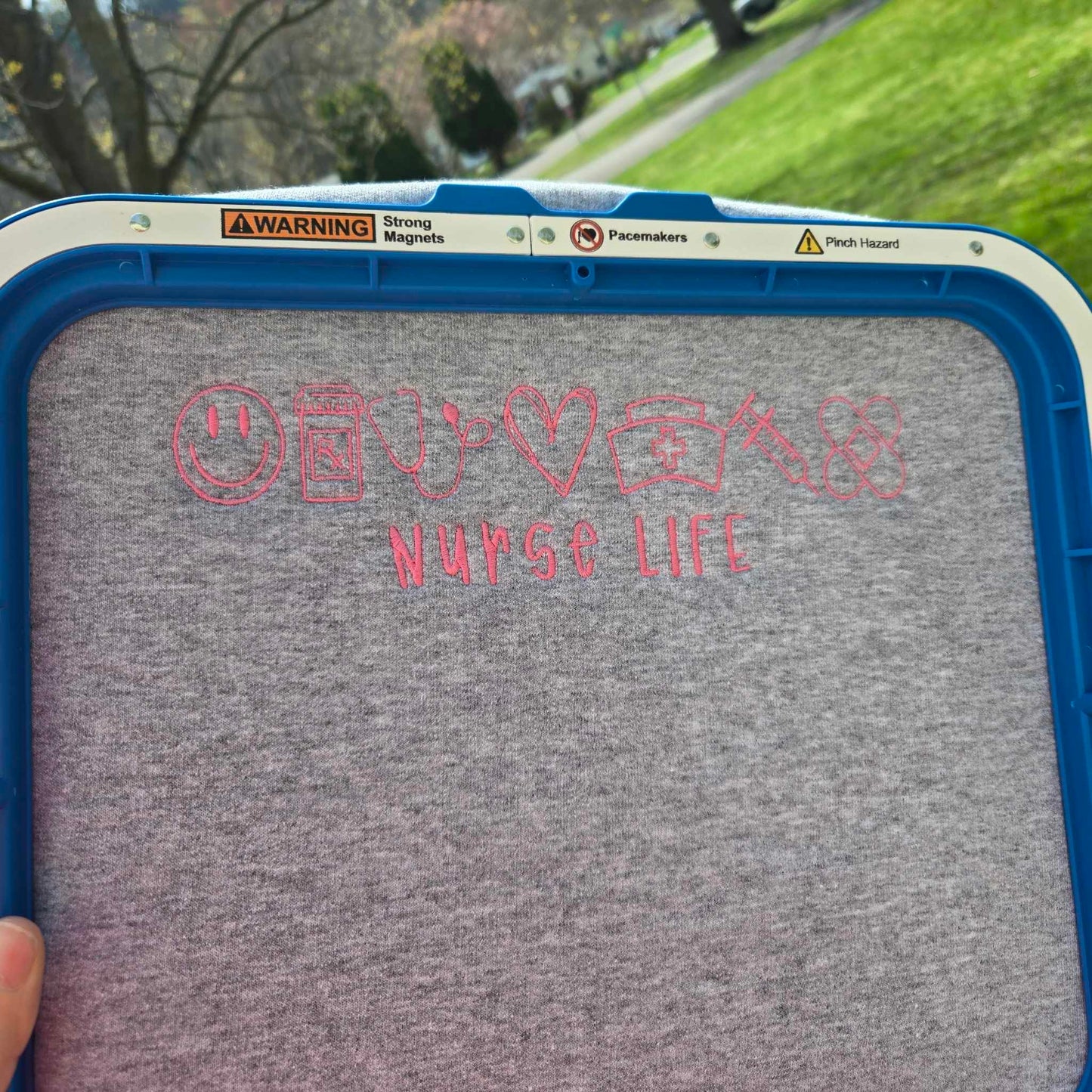 Nurse Life Embroidered Shirt