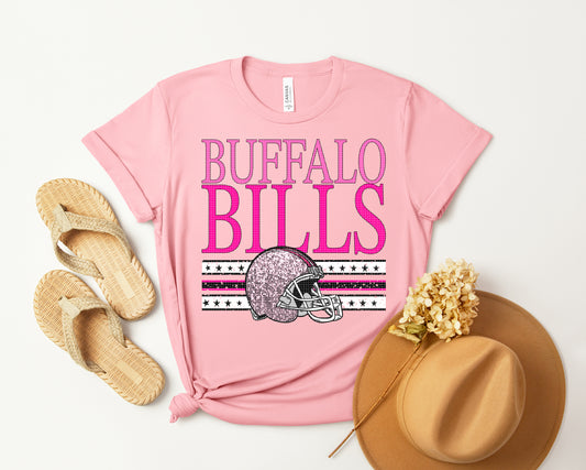 Bills Pink Graphic Tee