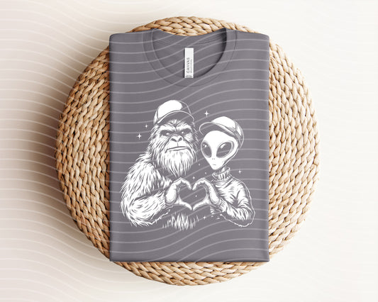 Bigfoot Alien Graphic Tee