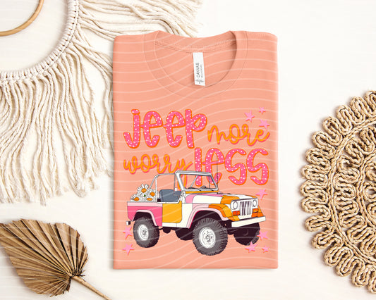 Drive More Worry Less Graphic Tee