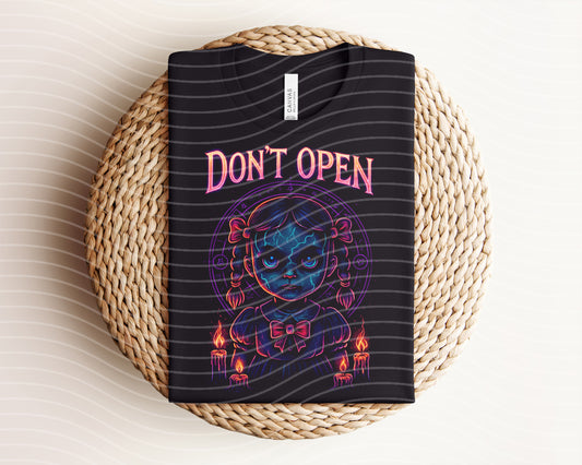 Don't Open Neon Graphic Tee