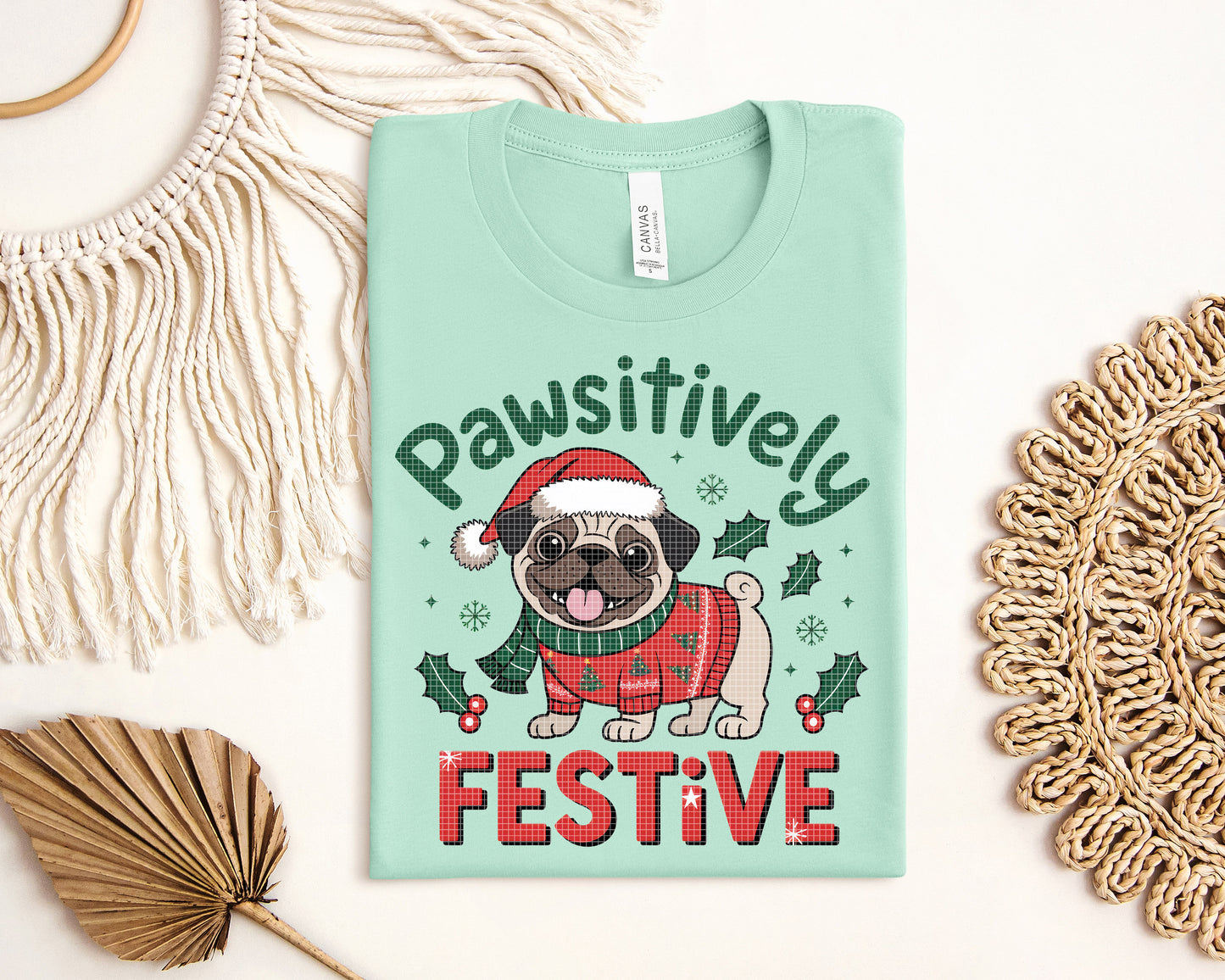 Pawsitively Festive Graphic Tee