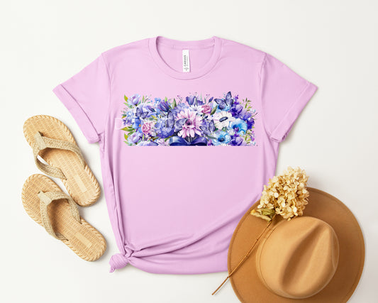 Floral Band Graphic Tee