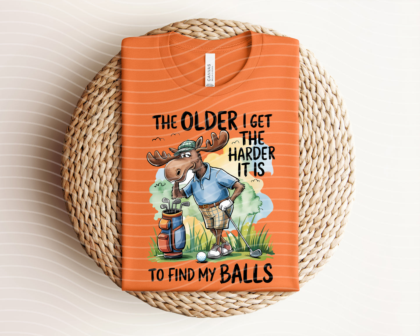 The Older I Get the Harder it is to Find My Balls Graphic Tee