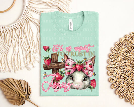 It's So Sweet to Trust in Jesus Graphic Tee