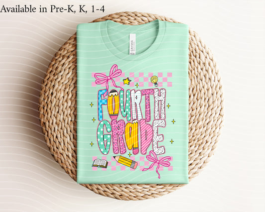 Back to School Coquette Graphic Tee