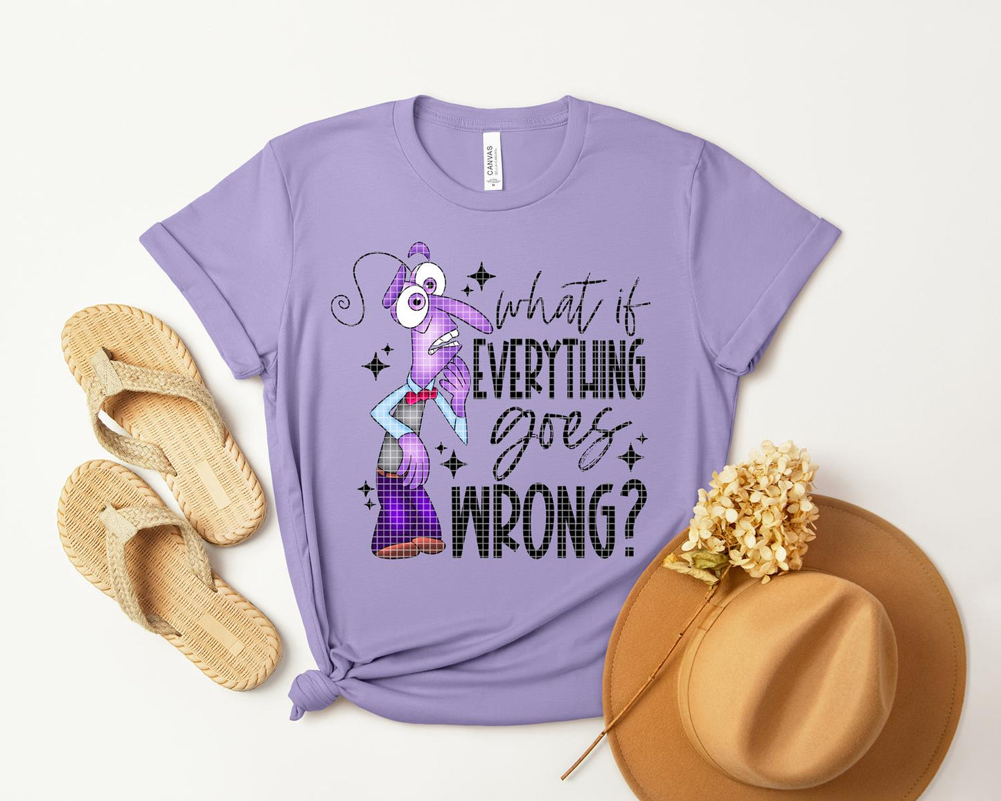 What If Everything Goes Wrong Graphic Tee