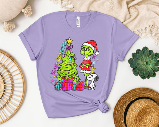 Mean One and Snoopy Graphic Tee