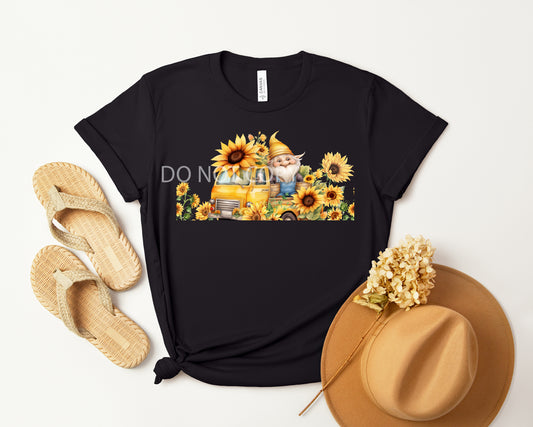 Sunflower Gnome Band Graphic Tee