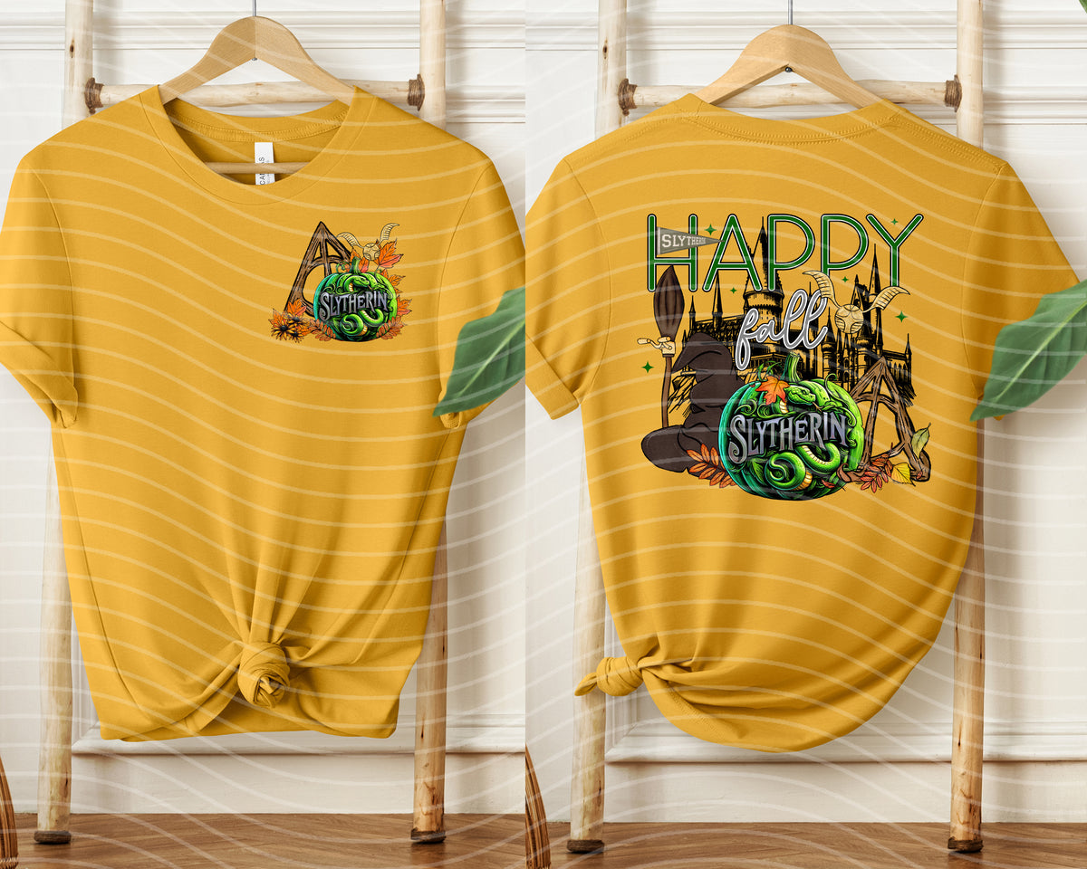Happy Fall Slytherin Graphic Tee