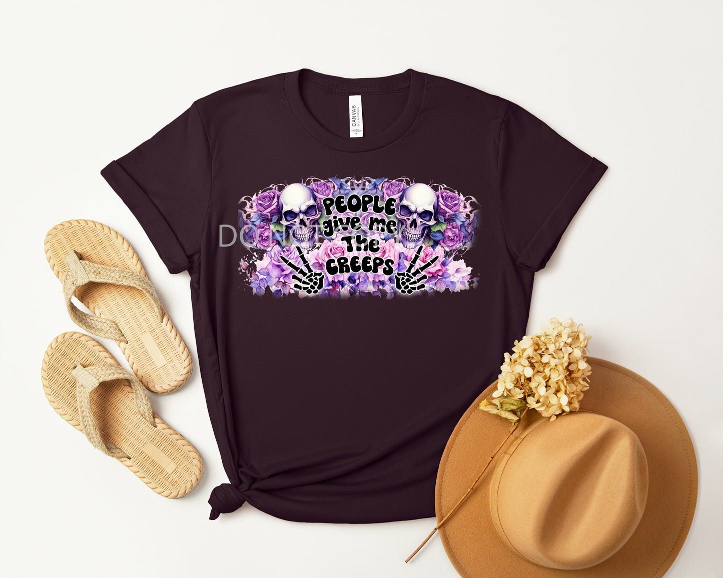 People Give Me the Creeps Band Graphic Tee