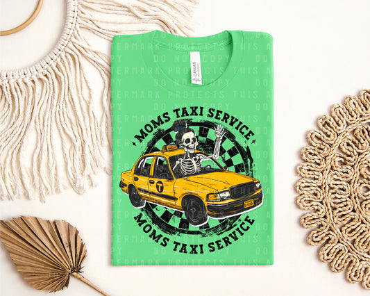 Moms Taxi Service Graphic Tee