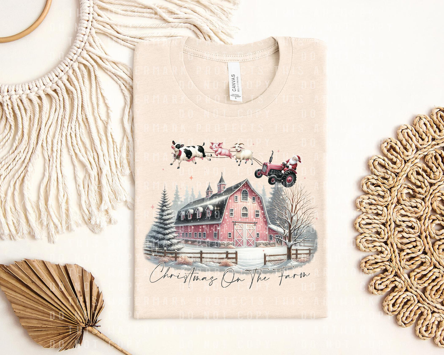 Christmas on the Farm Graphic Tee