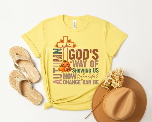 Autumn is God's Way Graphic Tee