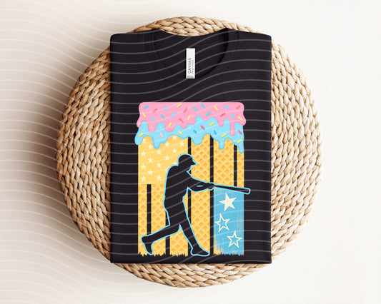 Baseball Drip Graphic Tee