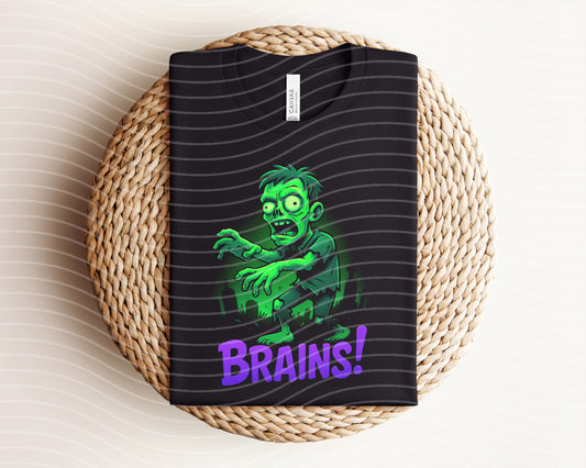 Brains Neon Graphic Tee