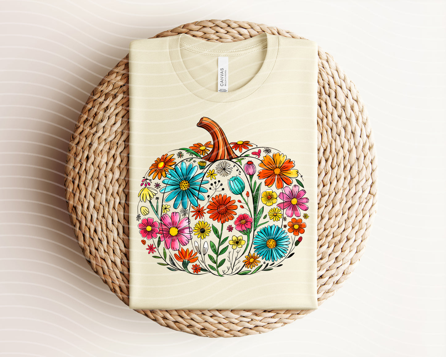 Floral Pumpkin Graphic Tee